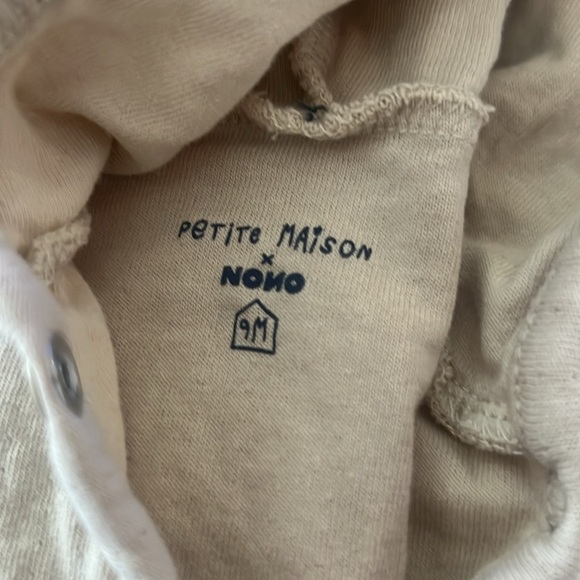 Petite Maison - 3 Piece 100% Cotton Hooded Jacket, Long Sleeve and Pant Set - Picture 5 of 6